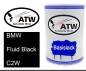 Preview: BMW, Fluid Black, C2W: 500ml Lackdose, von ATW Autoteile West.